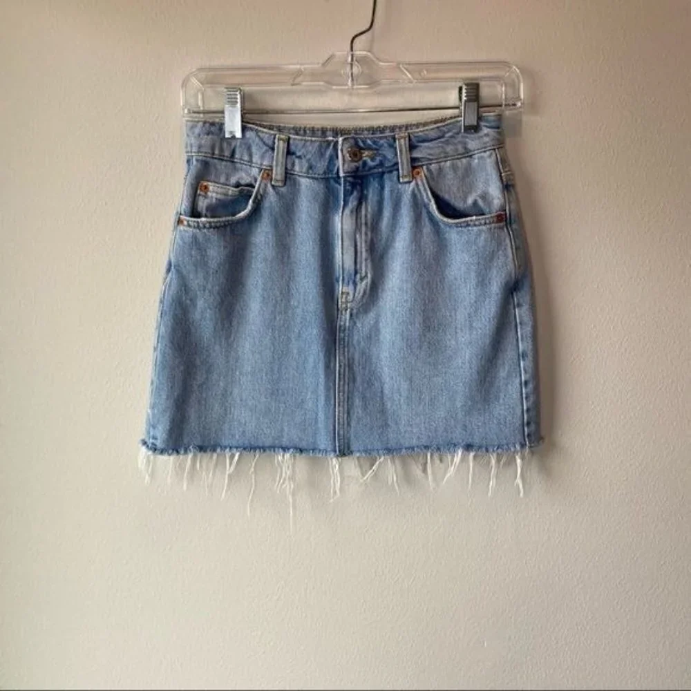 Topshop denim distressed